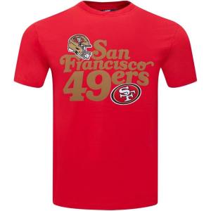 Pro Standard Mens NFL San Francisco 49ers Souvenir Short Sleeve Tee Red M