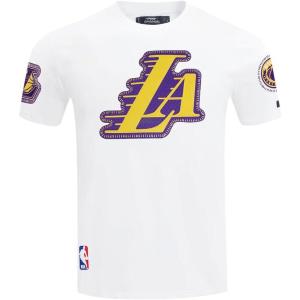 Pro Standard NBA Mens Mens NBA DIY Pick Stitch Cotton Short Sleeve Tee(White)