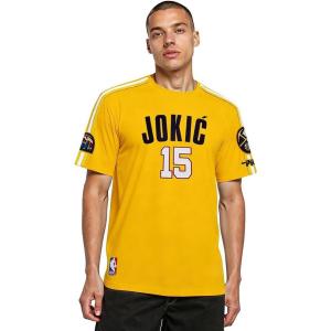 Pro Standard NBA Mens Mens NBA Denver Nuggets Classic Player Cotton Taping Tee(Yellow)