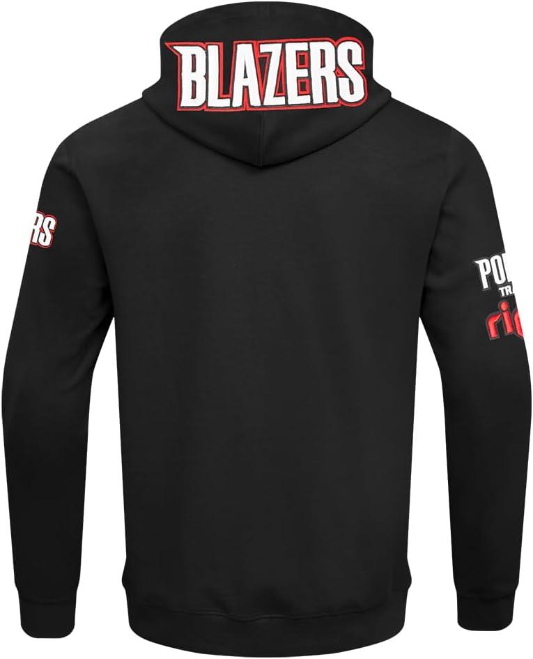imagePro Standard Mens NBA Classic Chenille Cotton Double Knit Pull Over HoodieBlack