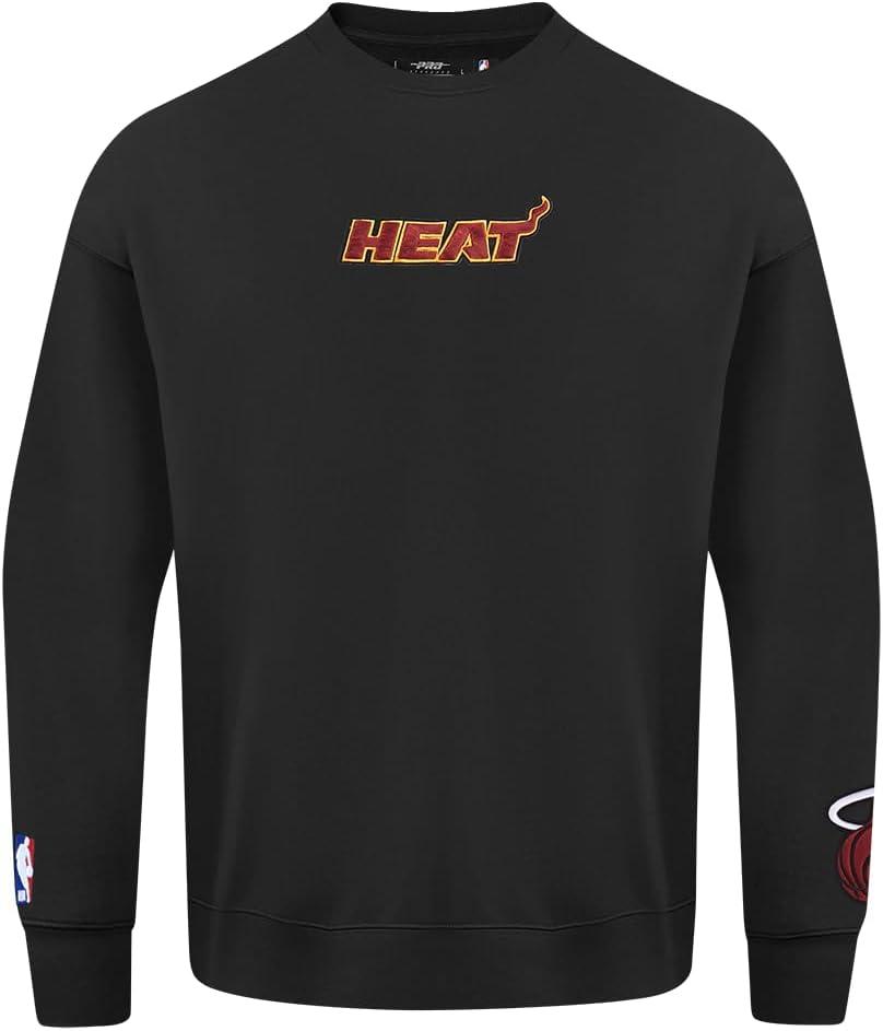 imagePro Standard Mens NBA Classic Chenille Cotton Double Knit Pull Over HoodieBlack