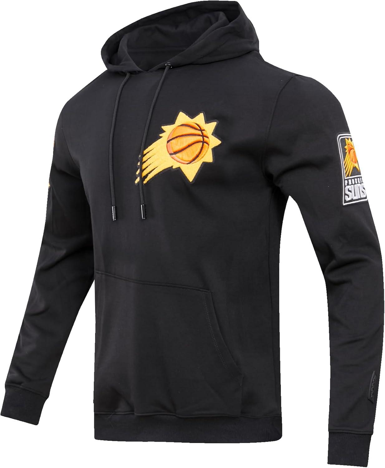 imagePro Standard Mens NBA Classic Chenille Cotton Double Knit Pull Over HoodieBlack