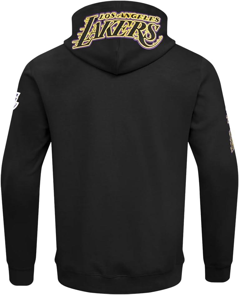imagePro Standard Mens NBA Classic Chenille Cotton Double Knit Pull Over HoodieBlack
