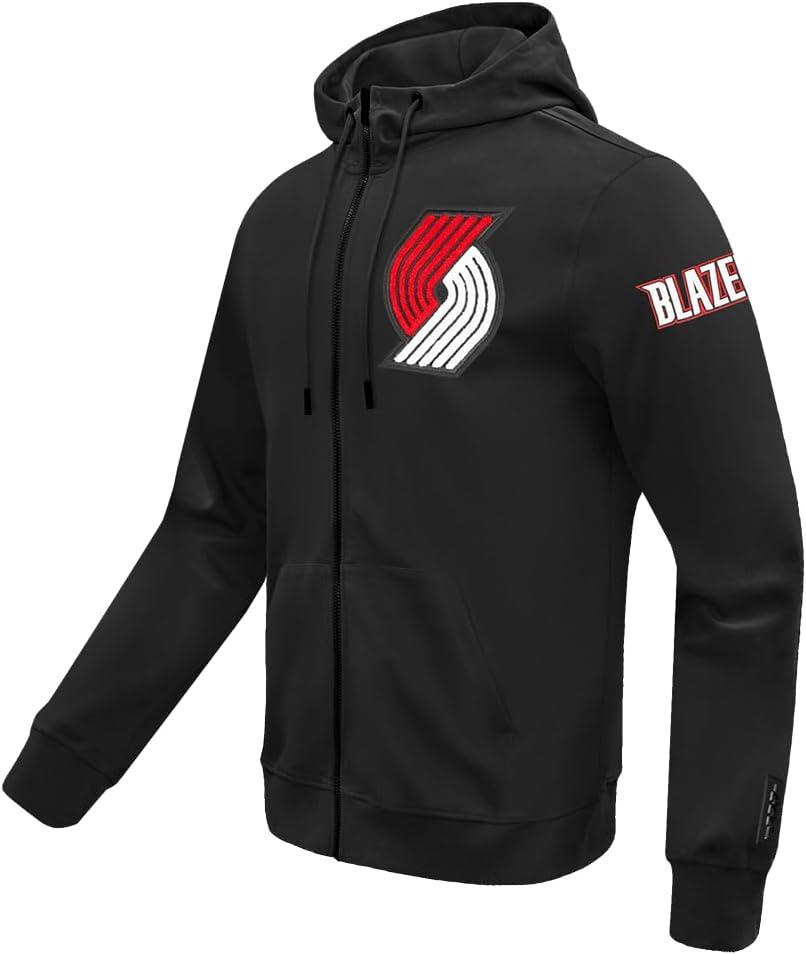 imagePro Standard Mens NBA Classic Chenille Cotton Double Knit Pull Over HoodieBlack