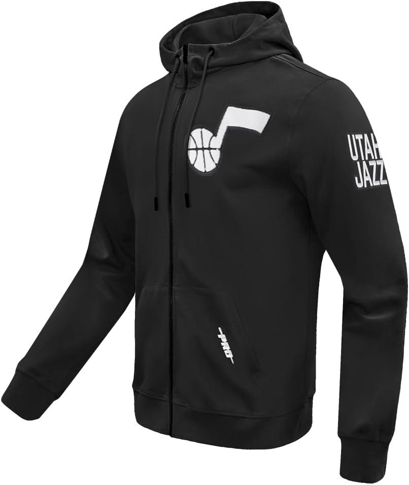 imagePro Standard Mens NBA Classic Chenille Cotton Double Knit Pull Over HoodieBlack