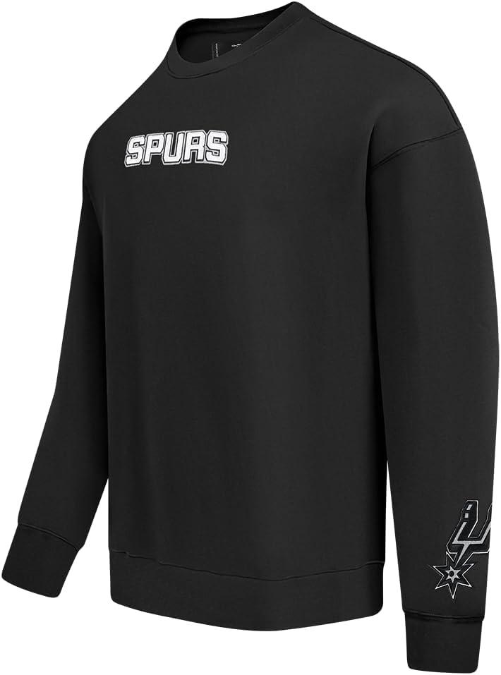 imagePro Standard Mens NBA Classic Chenille Cotton Double Knit Pull Over HoodieBlack