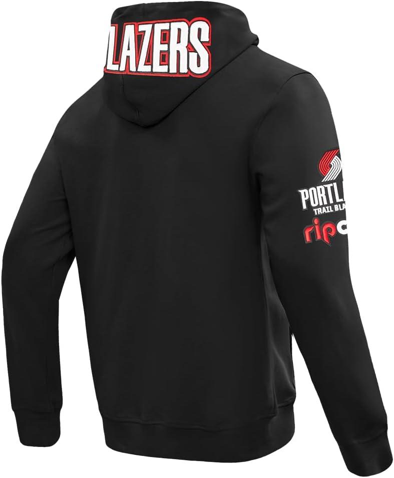 imagePro Standard Mens NBA Classic Chenille Cotton Double Knit Pull Over HoodieBlack