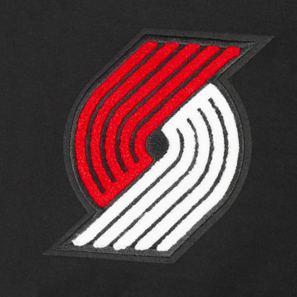 imagePro Standard Mens NBA Classic Chenille Cotton Double Knit Pull Over HoodieBlack