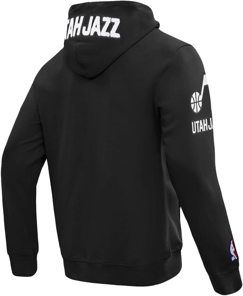 imagePro Standard Mens NBA Classic Chenille Cotton Double Knit Pull Over HoodieBlack