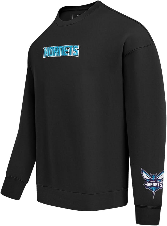 imagePro Standard Mens NBA Classic Chenille Cotton Double Knit Pull Over HoodieBlack