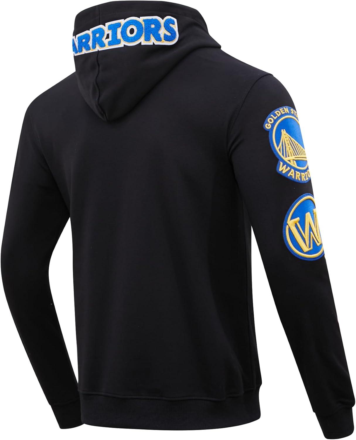 imagePro Standard Mens NBA Classic Chenille Cotton Double Knit Pull Over HoodieBlack