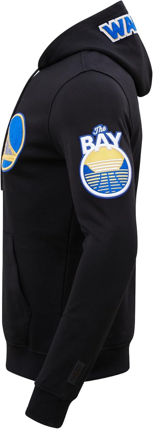imagePro Standard Mens NBA Classic Chenille Cotton Double Knit Pull Over HoodieBlack