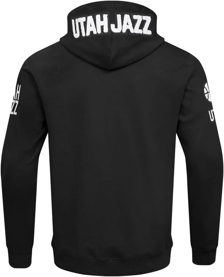 imagePro Standard Mens NBA Classic Chenille Cotton Double Knit Pull Over HoodieBlack