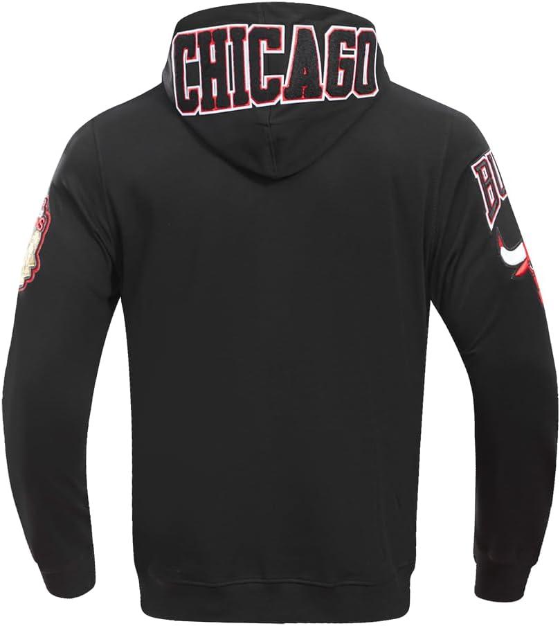 imagePro Standard Mens NBA Classic Chenille Cotton Double Knit Pull Over HoodieBlack