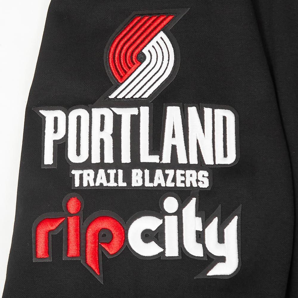 imagePro Standard Mens NBA Classic Chenille Cotton Double Knit Pull Over HoodieBlack