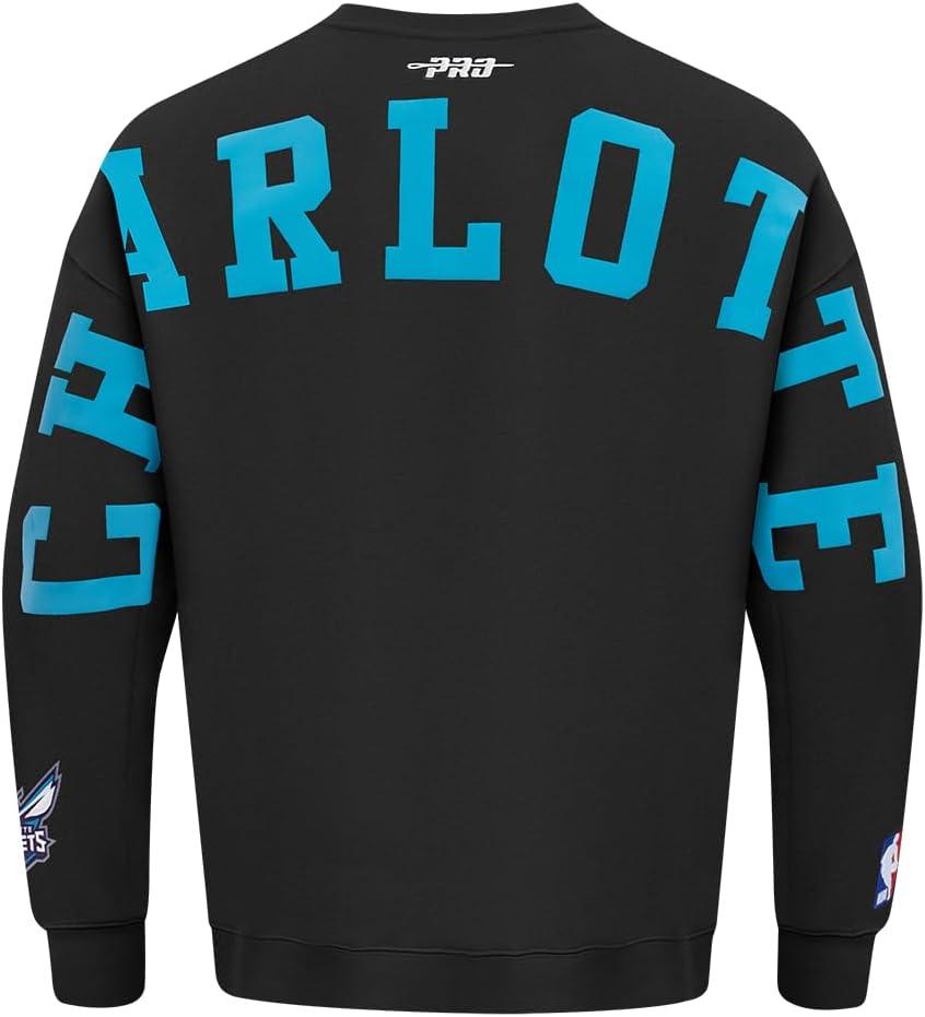 imagePro Standard Mens NBA Classic Chenille Cotton Double Knit Pull Over HoodieBlack