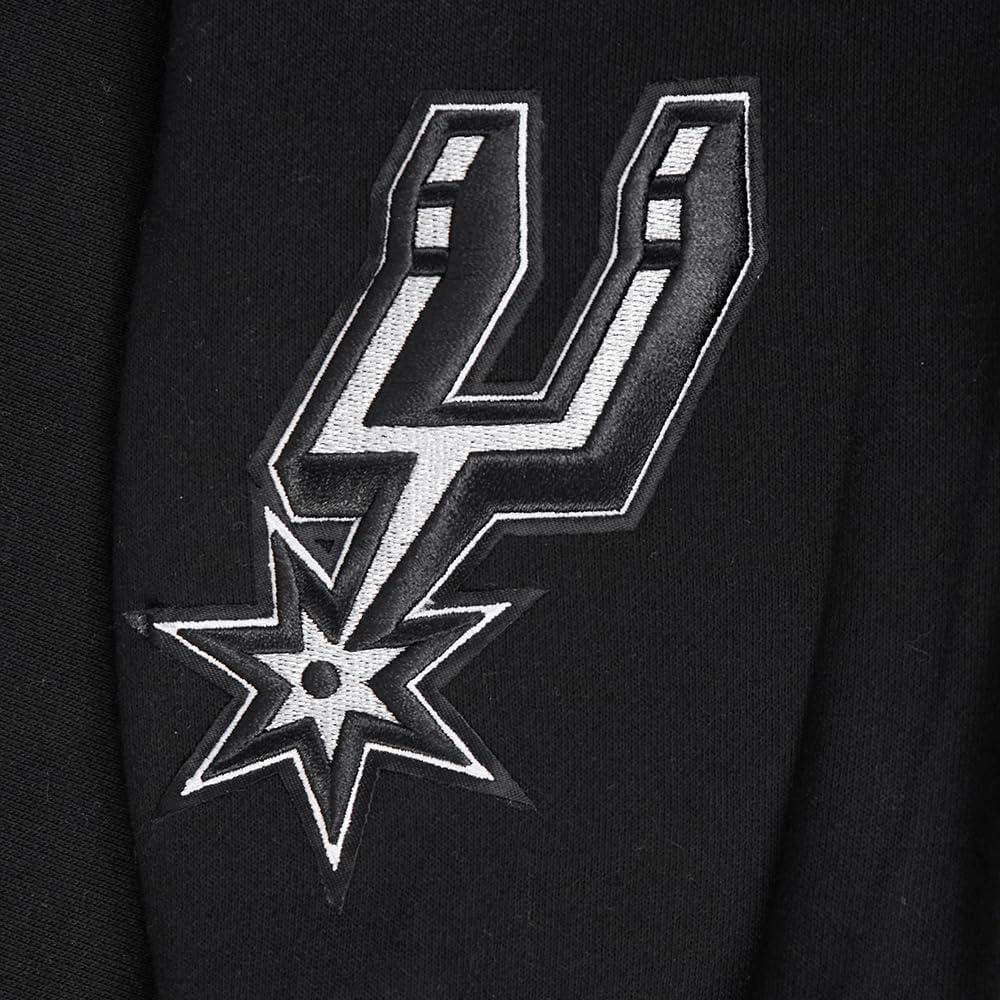 imagePro Standard Mens NBA Classic Chenille Cotton Double Knit Pull Over HoodieBlack