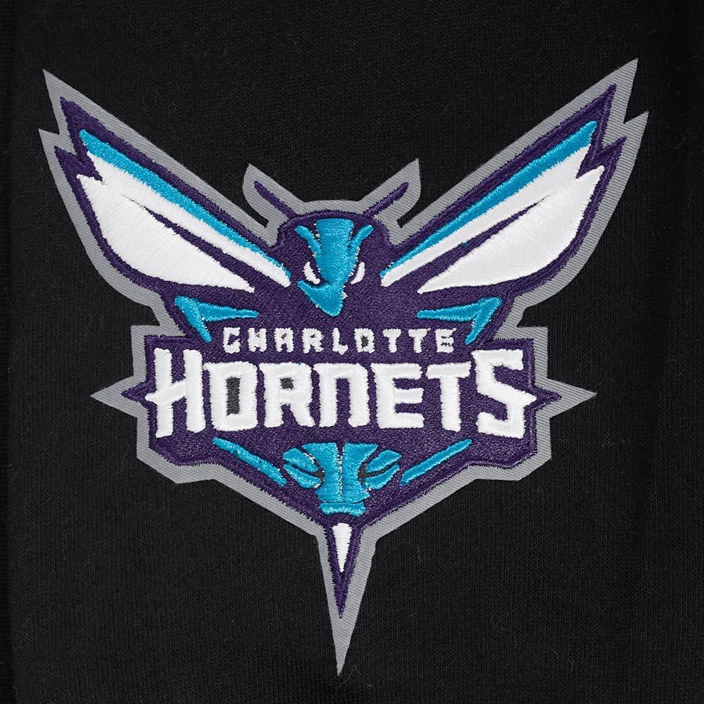 imagePro Standard Mens NBA Classic Chenille Cotton Double Knit Pull Over HoodieBlack