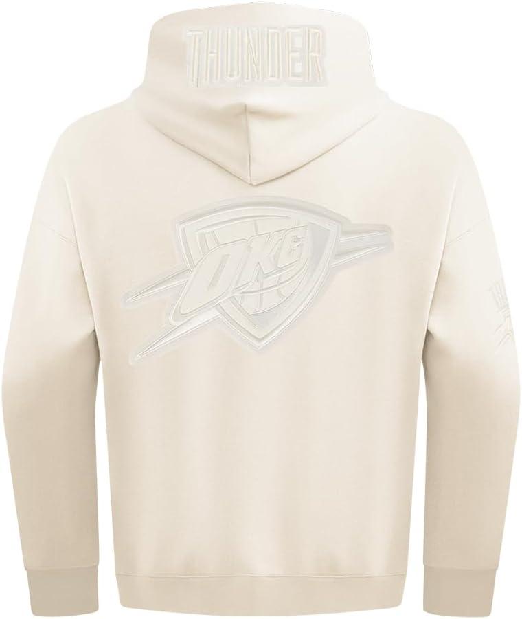 imagePro Standard Mens NBA Classic Chenille Cotton Double Knit Pull Over HoodieEggshell