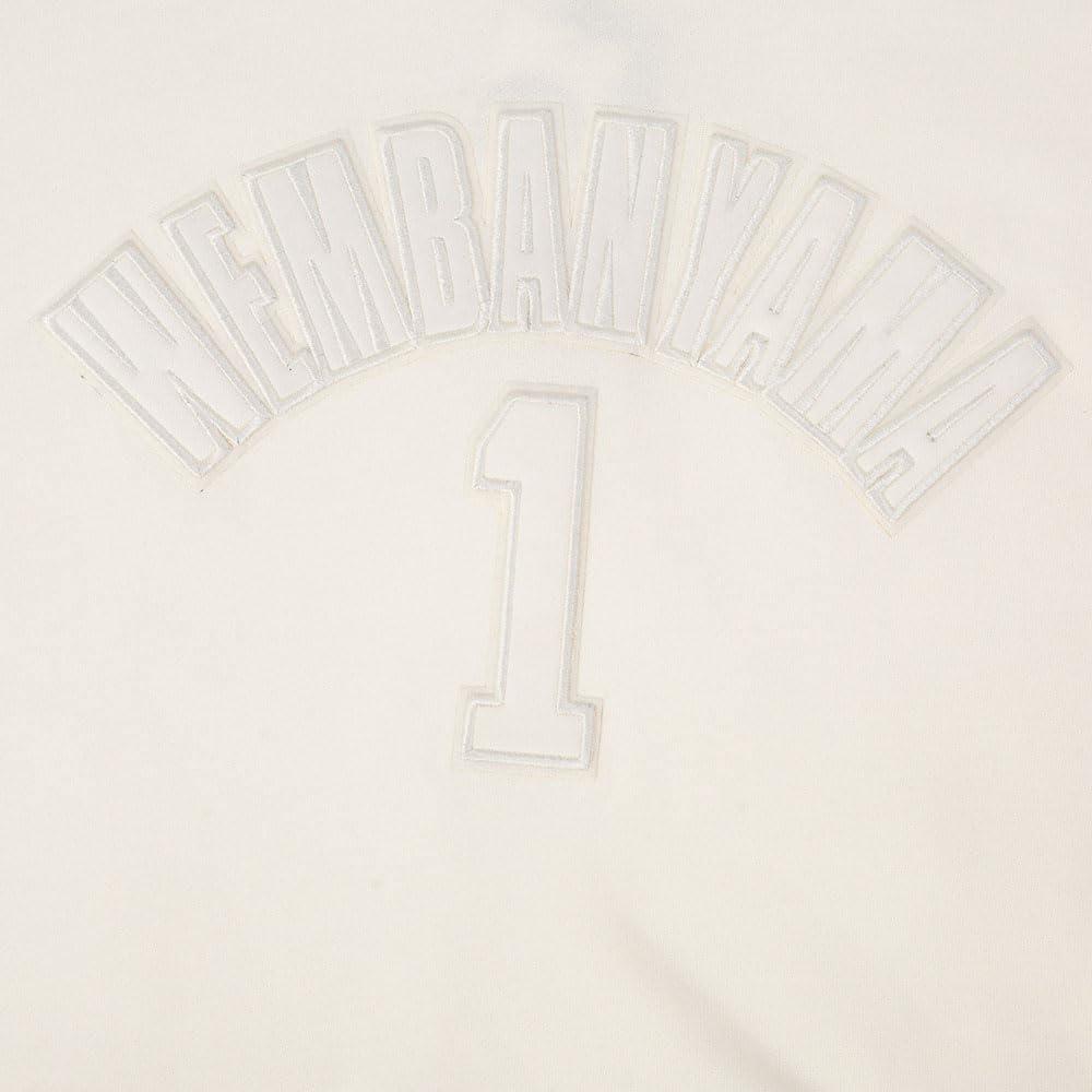 imagePro Standard Mens NBA Classic Chenille Cotton Double Knit Pull Over HoodieEggshell