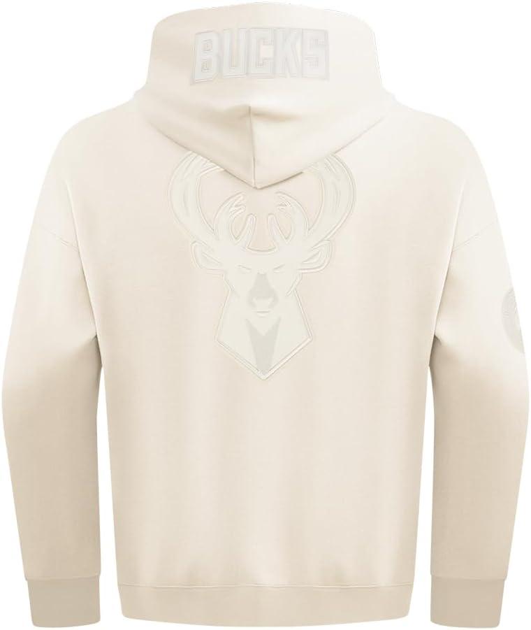 imagePro Standard Mens NBA Classic Chenille Cotton Double Knit Pull Over HoodieEggshell