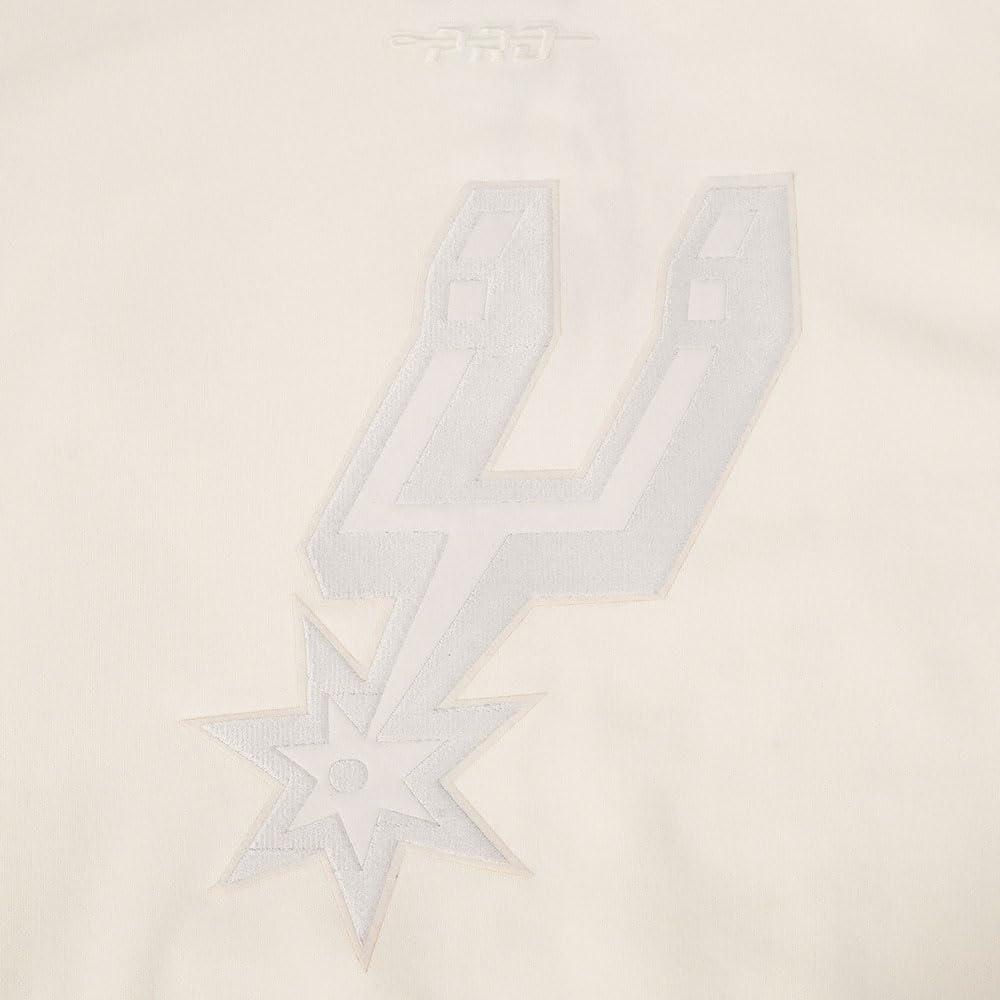 imagePro Standard Mens NBA Classic Chenille Cotton Double Knit Pull Over HoodieEggshell