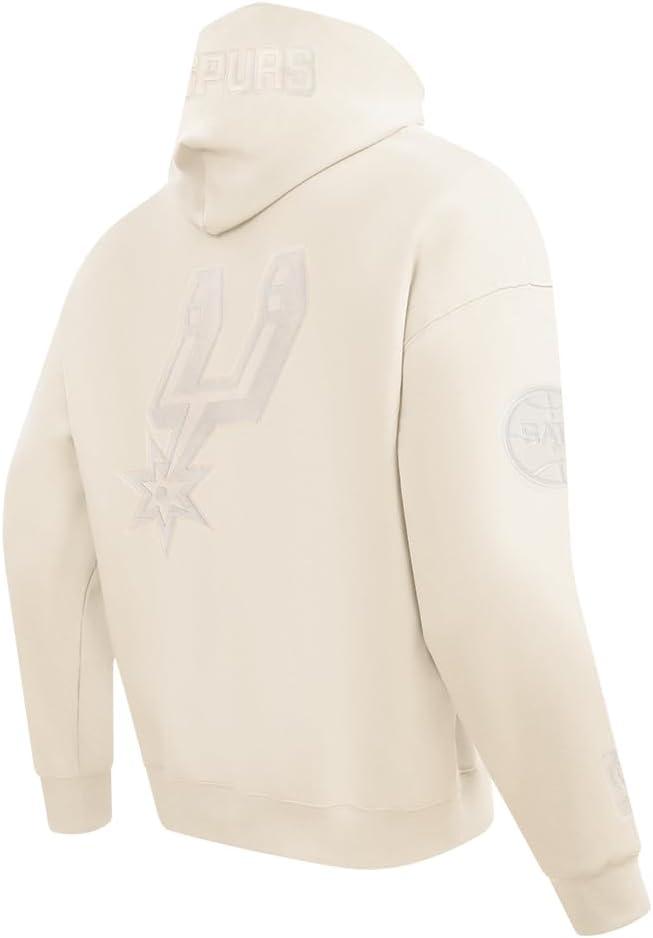 imagePro Standard Mens NBA Classic Chenille Cotton Double Knit Pull Over HoodieEggshell