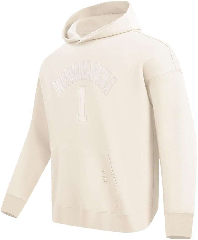 imagePro Standard Mens NBA Classic Chenille Cotton Double Knit Pull Over HoodieEggshell