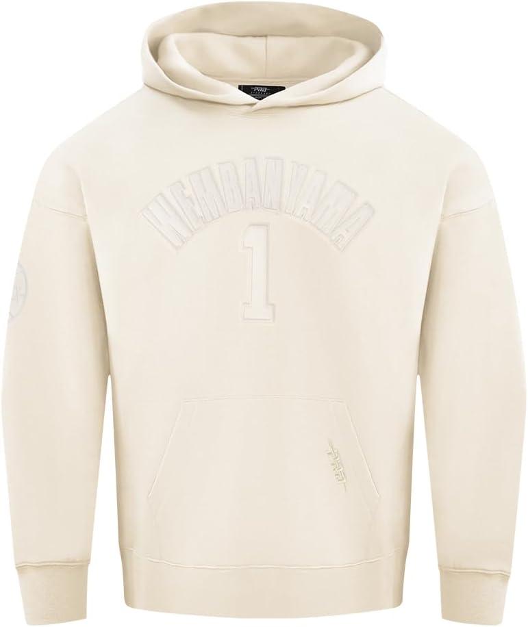 imagePro Standard Mens NBA Classic Chenille Cotton Double Knit Pull Over HoodieEggshell