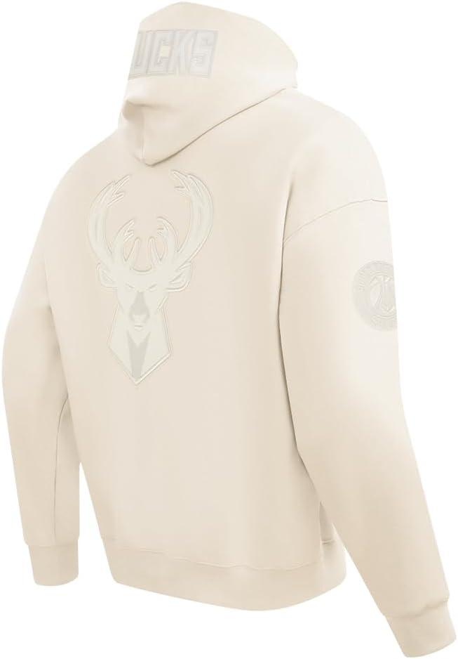 imagePro Standard Mens NBA Classic Chenille Cotton Double Knit Pull Over HoodieEggshell