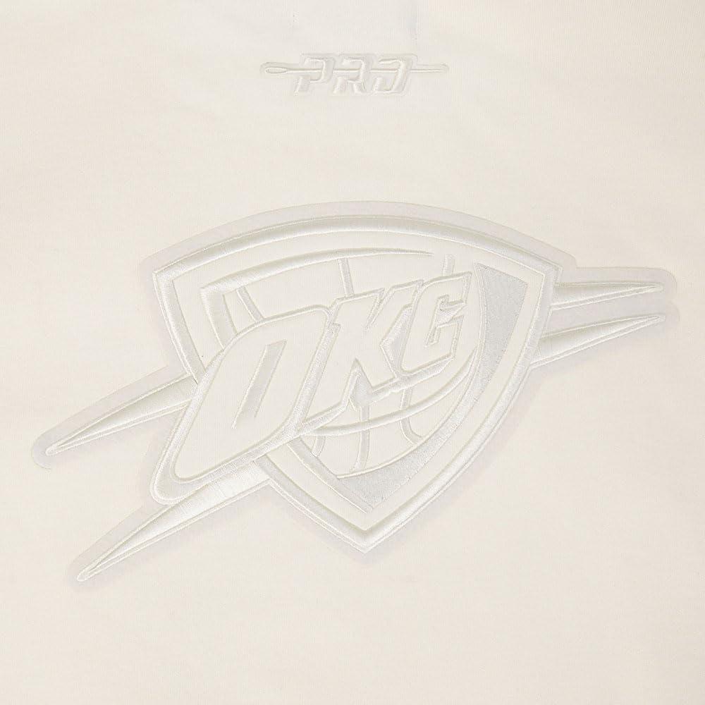 imagePro Standard Mens NBA Classic Chenille Cotton Double Knit Pull Over HoodieEggshell