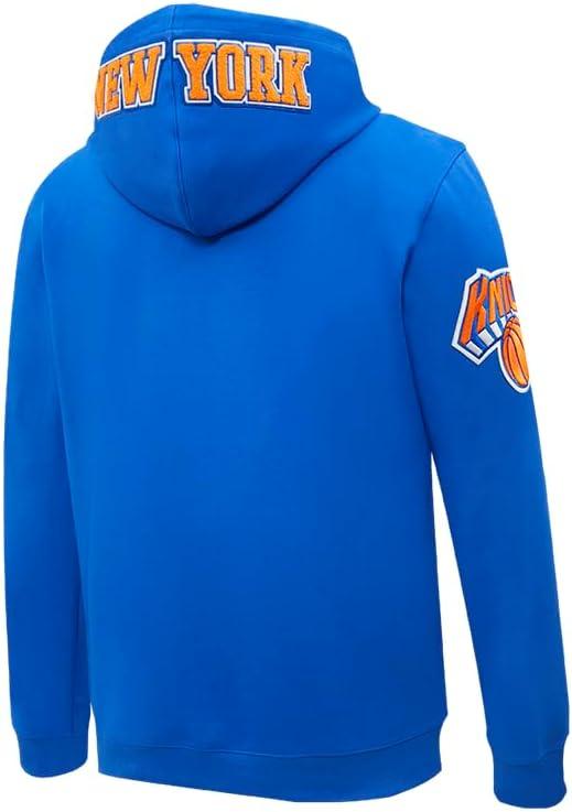 imagePro Standard Mens NBA Classic Chenille Cotton Double Knit Pull Over HoodieRoyal Blue