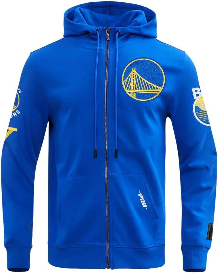 imagePro Standard Mens NBA Classic Chenille Cotton Double Knit Pull Over HoodieRoyal Blue
