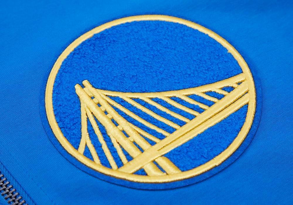 imagePro Standard Mens NBA Classic Chenille Cotton Double Knit Pull Over HoodieRoyal Blue