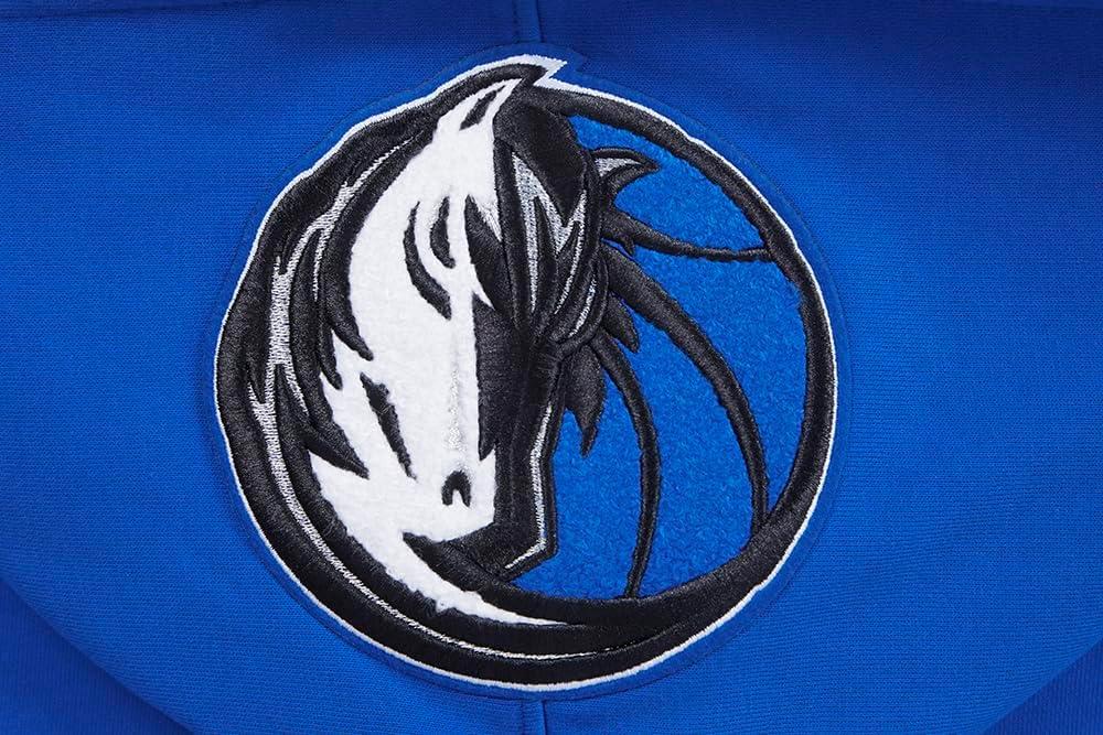 imagePro Standard Mens NBA Classic Chenille Cotton Double Knit Pull Over HoodieRoyal Blue
