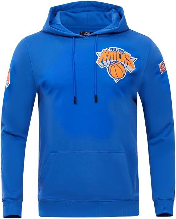 imagePro Standard Mens NBA Classic Chenille Cotton Double Knit Pull Over HoodieRoyal Blue