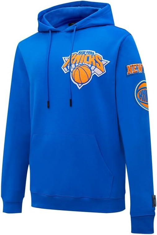imagePro Standard Mens NBA Classic Chenille Cotton Double Knit Pull Over HoodieRoyal Blue