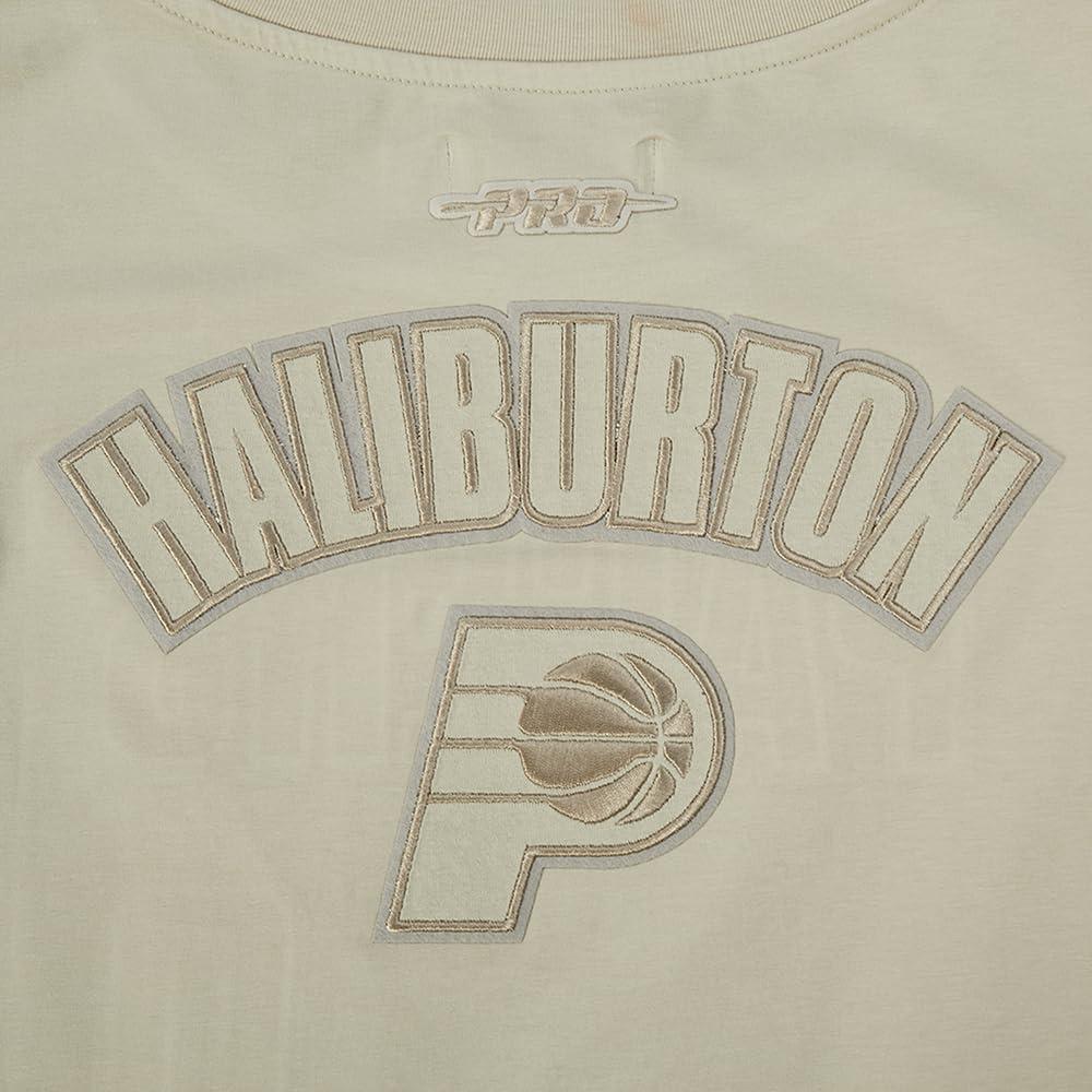 imagePro Standard NBA Womens Womens NBA Indiana Pacers Neutrals Player Short Sleeve Boxy TeeTaupe