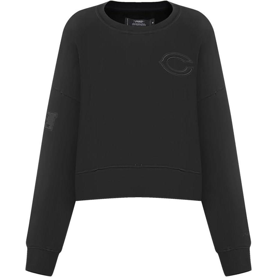 imagePro Standard Neutral Womens NFL Los Angeles Chargers Fleece CrewneckBlack