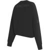 Pro Standard Neutral Women’s NFL Los Angeles Chargers Fleece Crewneck(Black)