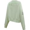 Pro Standard Neutral Women’s NFL Los Angeles Chargers Fleece Crewneck(Moss)