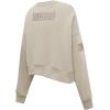 Pro Standard Neutral Women’s NFL Los Angeles Chargers Fleece Crewneck(Taupe)
