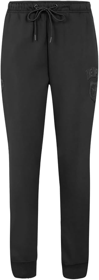 imagePro Standard NBA Womens Womens NBA Classic Brushed Back French Terry SweatpantTriple Black