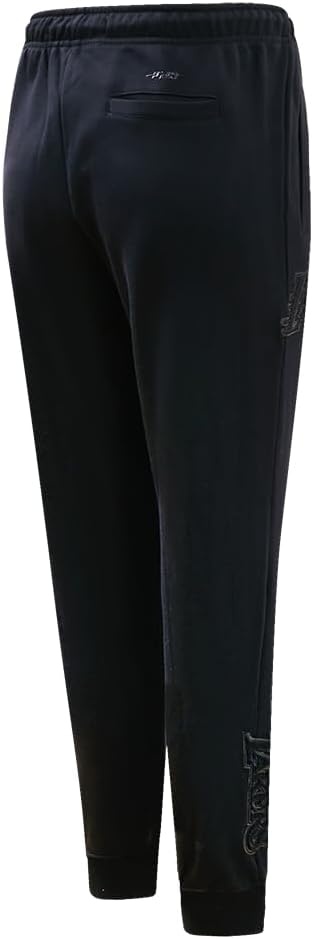 imagePro Standard NBA Womens Womens NBA Classic Brushed Back French Terry SweatpantTriple Black