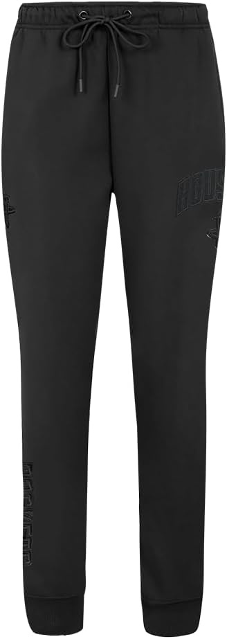 imagePro Standard NBA Womens Womens NBA Classic Brushed Back French Terry SweatpantTriple Black