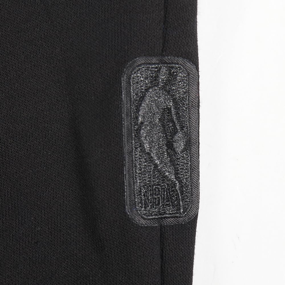imagePro Standard NBA Womens Womens NBA Classic Brushed Back French Terry SweatpantTriple Black