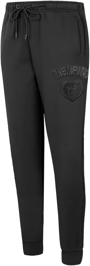imagePro Standard NBA Womens Womens NBA Classic Brushed Back French Terry SweatpantTriple Black