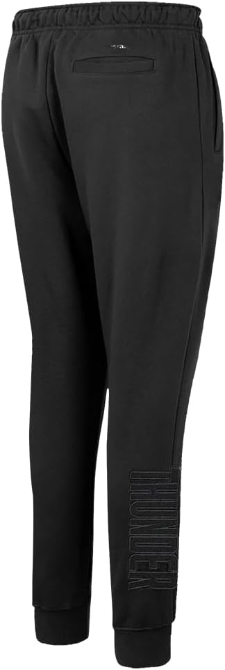 imagePro Standard NBA Womens Womens NBA Classic Brushed Back French Terry SweatpantTriple Black