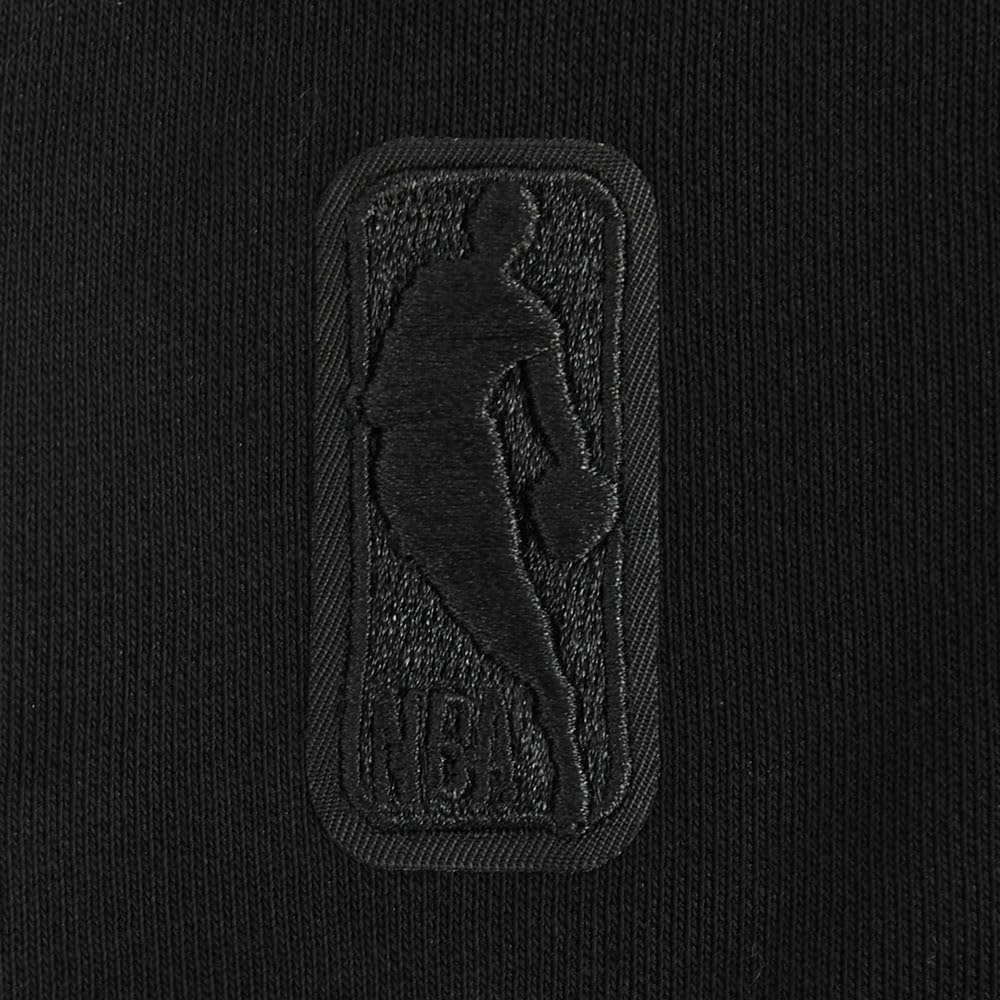 imagePro Standard NBA Womens Womens NBA Classic Brushed Back French Terry SweatpantTriple Black