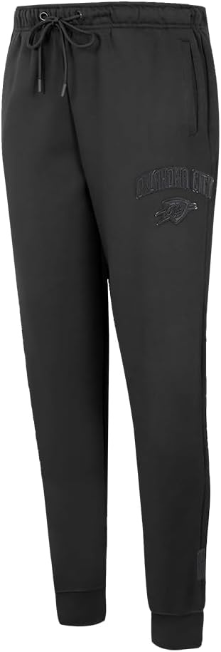 imagePro Standard NBA Womens Womens NBA Classic Brushed Back French Terry SweatpantTriple Black